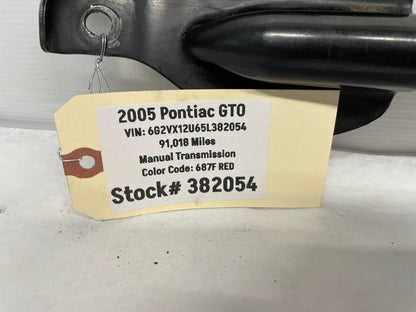 2005 Pontiac GTO Suspension Strut Tower Brace Bar OEM - Day's Parts Yard