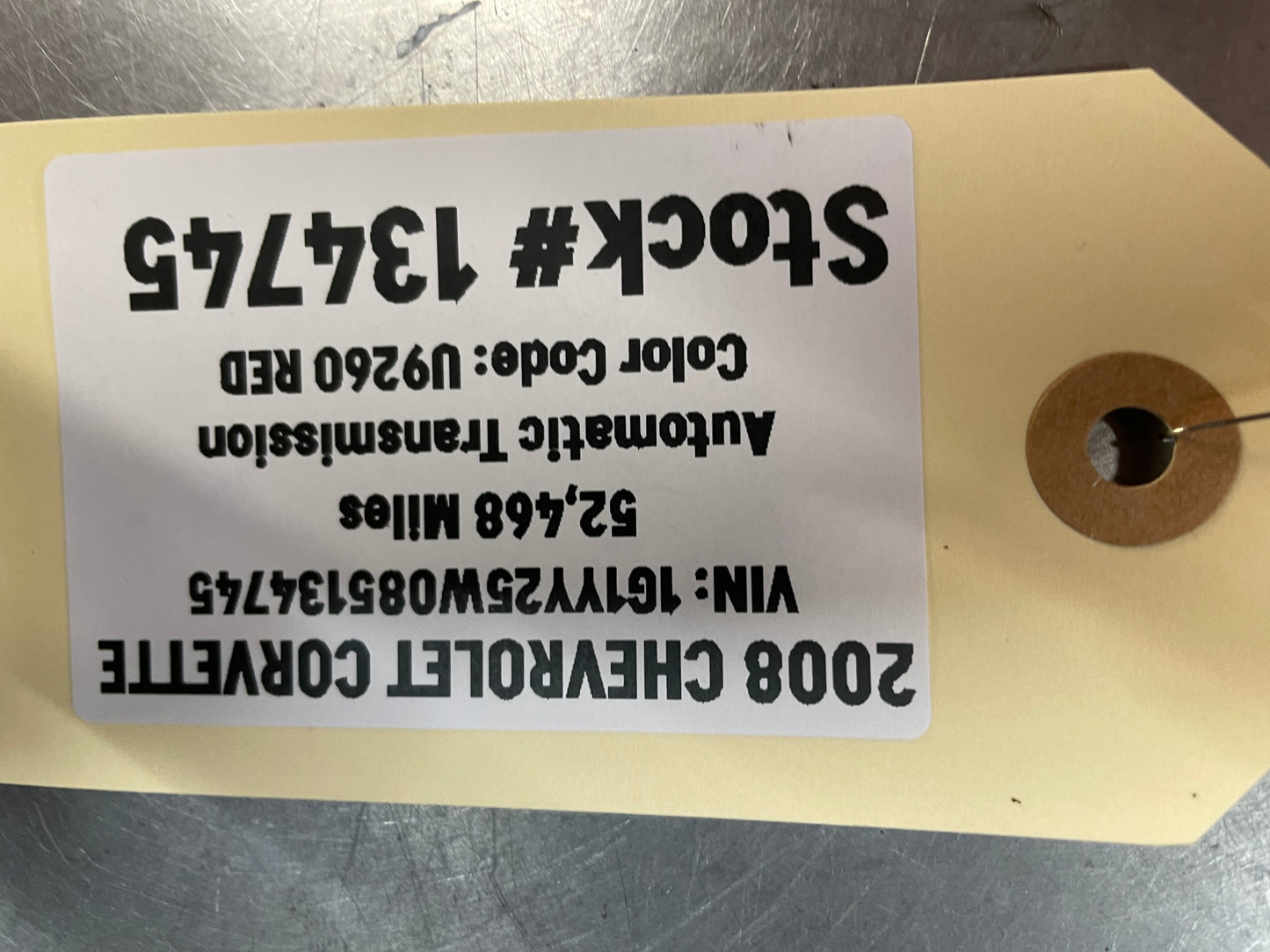 2008 Chevy C6 Corvette Front Suspension Crossmember Cradle K Member Frame OEM