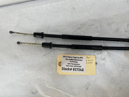 2013 Chevy Caprice PPV Rear Parking Emergency Brake Cables OEM
