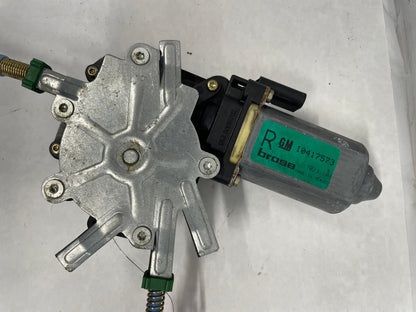 1999 Chevy C5 Corvette RH Passenger Window Regulator w/ Motor OEM - Day's Parts Yard