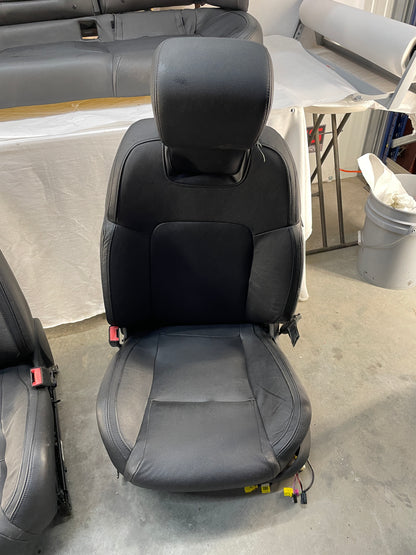 2009 Pontiac G8 GT Seats Front & Rear Black Leather OEM