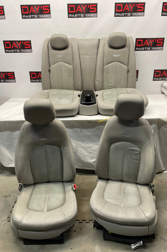 2014 Cadillac CTS-V Coupe Seats Front and Rear Titanium OEM
