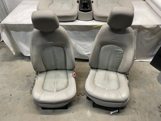 2014 Cadillac CTS-V Coupe Seats Front and Rear Titanium OEM
