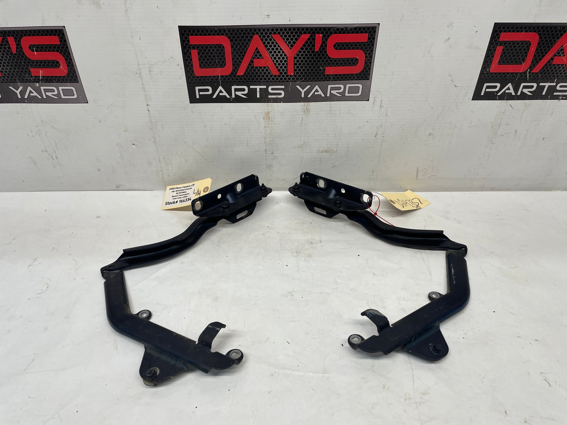 2000 Chevy Camaro Z28 RH & LH Hood Hinges Set OEM - Day's Parts Yard
