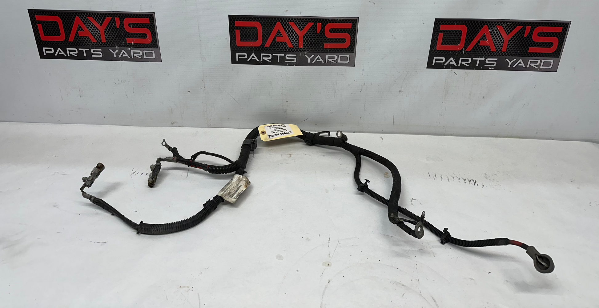 2006 Pontiac GTO Starter Alternator Positive Negative Battery Cable Wire Wiring Harness OEM - Day's Parts Yard