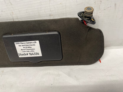 2000 Chevy Camaro Z28 RH & LH Sunvisors Black OEM - Day's Parts Yard