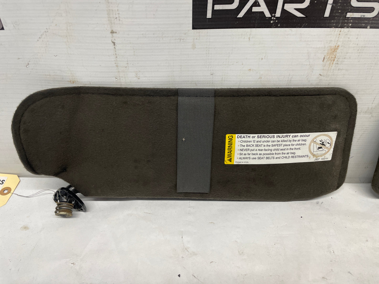 2000 Chevy Camaro Z28 RH & LH Sunvisors Black OEM - Day's Parts Yard