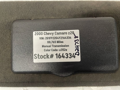 2000 Chevy Camaro Z28 RH & LH Sunvisors Black OEM - Day's Parts Yard