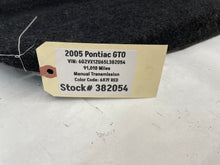 2005 Pontiac GTO Trunk Deck Lid Liner Carpet Felt OEM - Day's Parts Yard