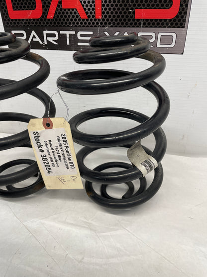 2005 Pontiac GTO Rear Coil Springs RH & LH OEM - Day's Parts Yard