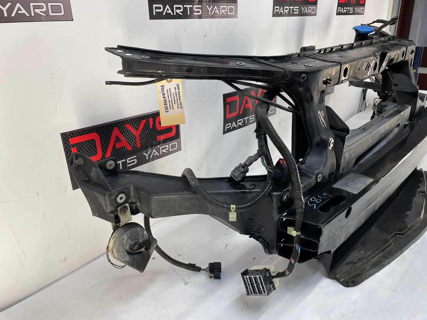 2009 Pontiac G8 GT Radiator Core Support Front End Bracket Carrier OEM