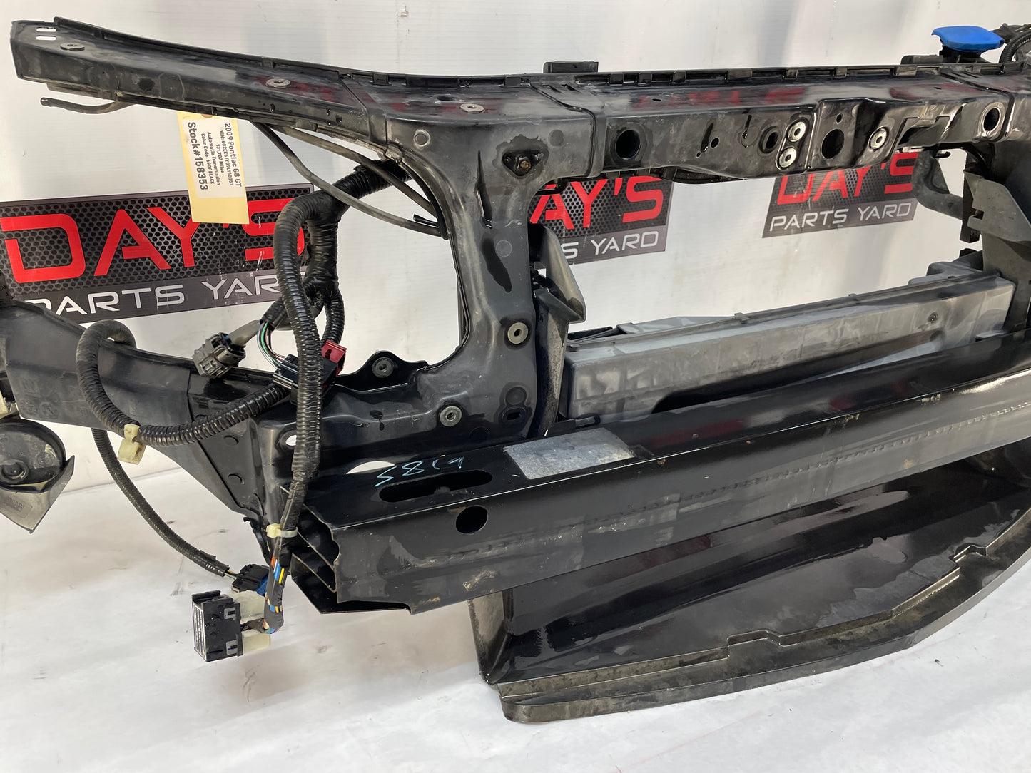 2009 Pontiac G8 GT Radiator Core Support Front End Bracket Carrier OEM