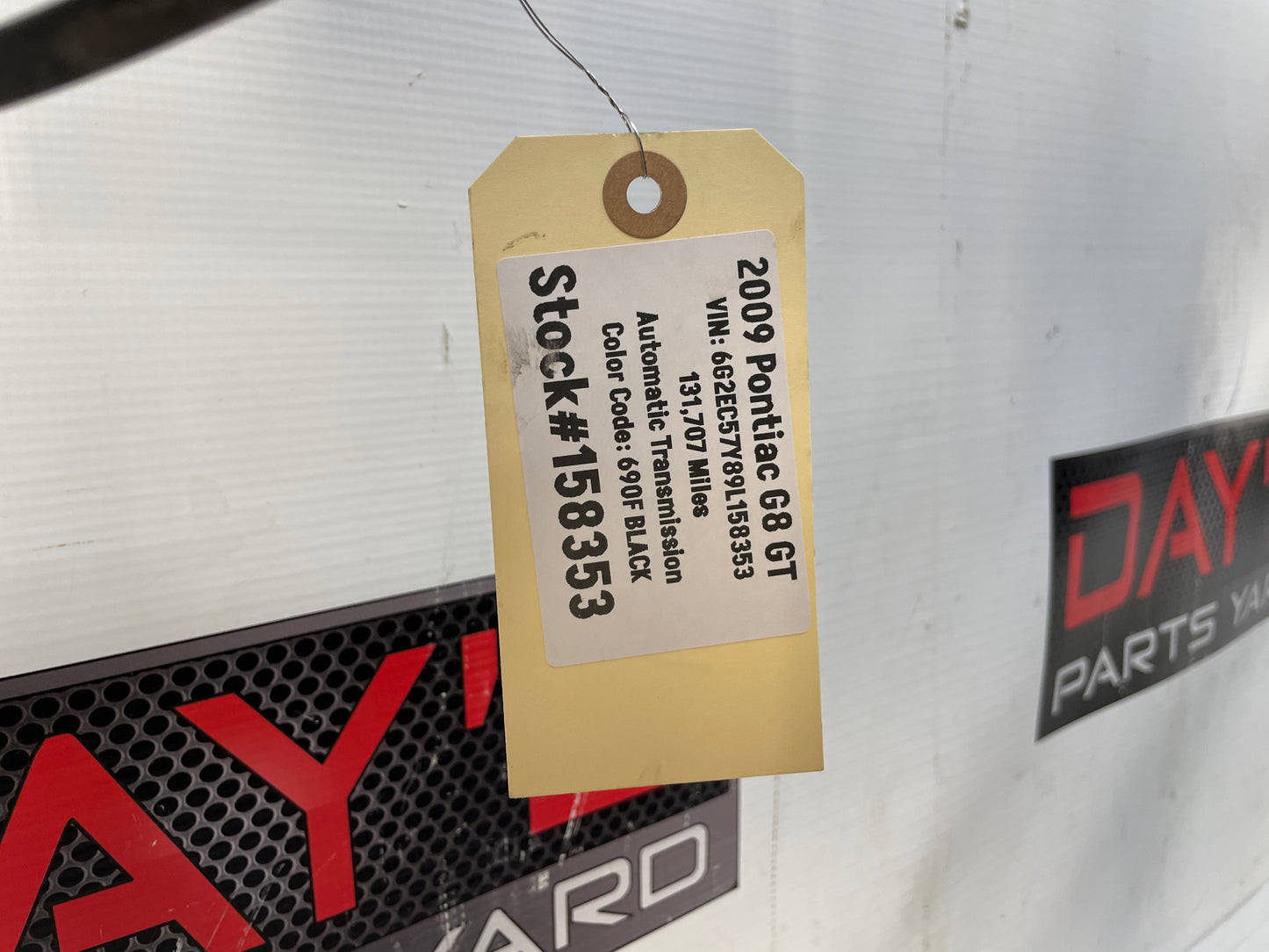 2009 Pontiac G8 GT Radiator Core Support Front End Bracket Carrier OEM