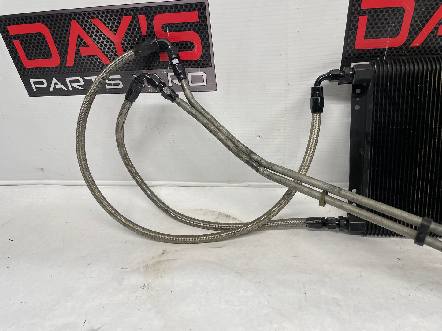 2017 Chevy SS Sedan OEM Transmission Cooler Lines w/ Aftermarket Cooler