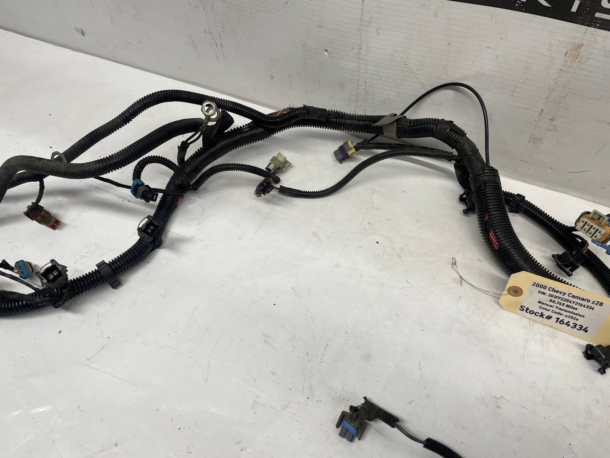 2000 Chevy Camaro Z28 Engine Motor Manual Transmission Wire Wiring Harness OEM - Day's Parts Yard