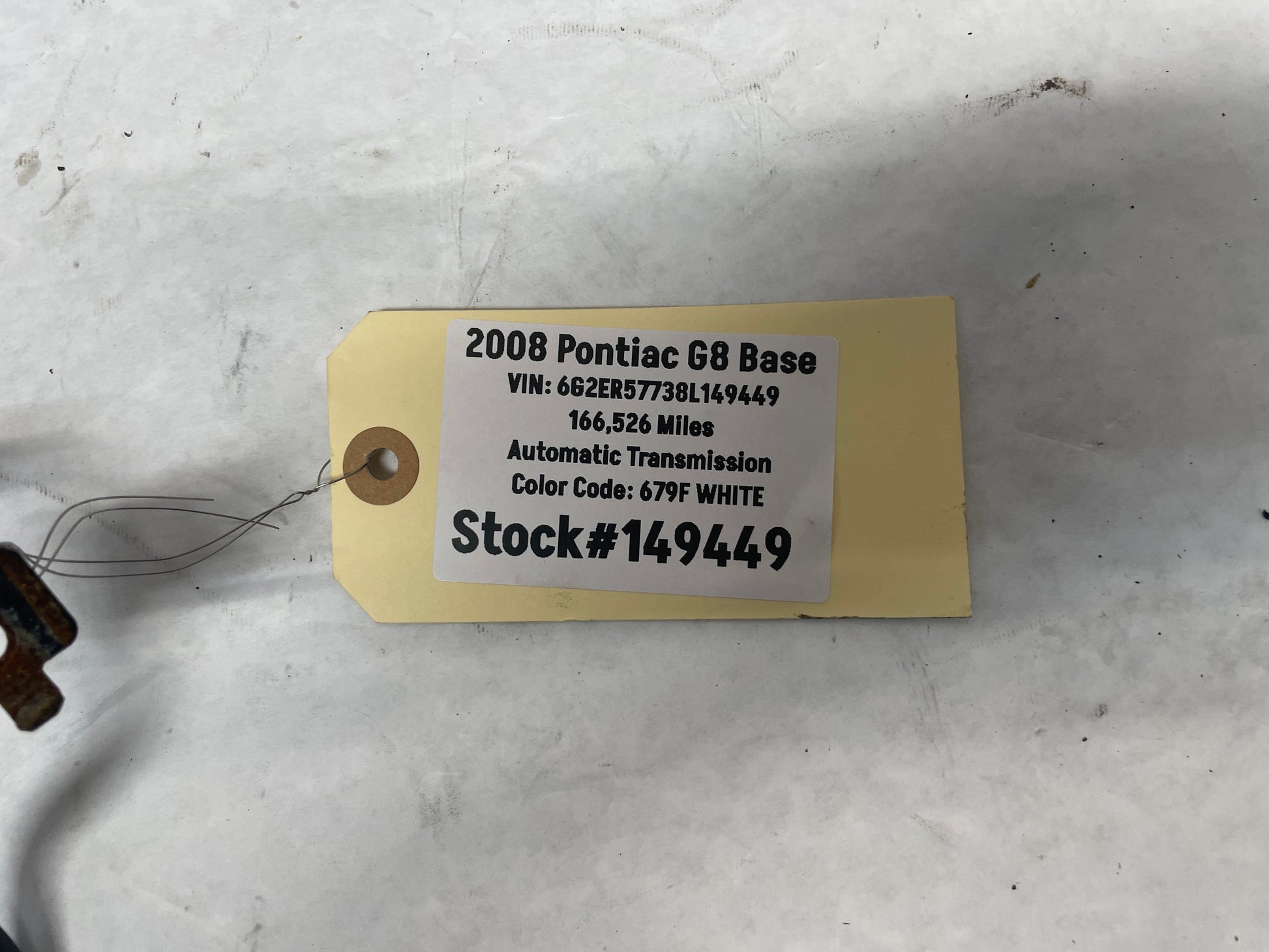 2008 Pontiac G8 Base Power Steering Lines OEM - Day's Parts Yard