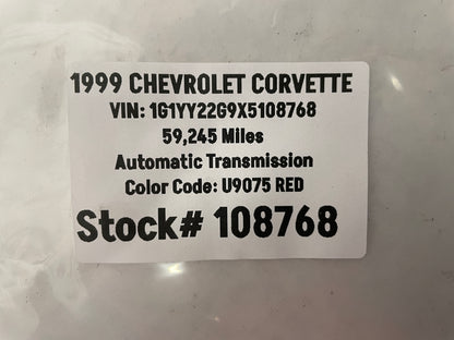 1999 Chevy C5 Corvette Wheel Center Cap OEM - Day's Parts Yard