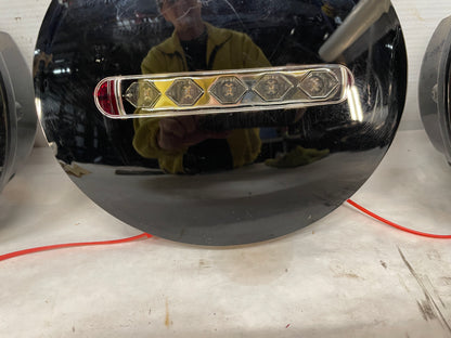 2011 Chevy C6 Corvette Grand Sport Smoked Tinted Tail Light Taillight Brake Lamp Set