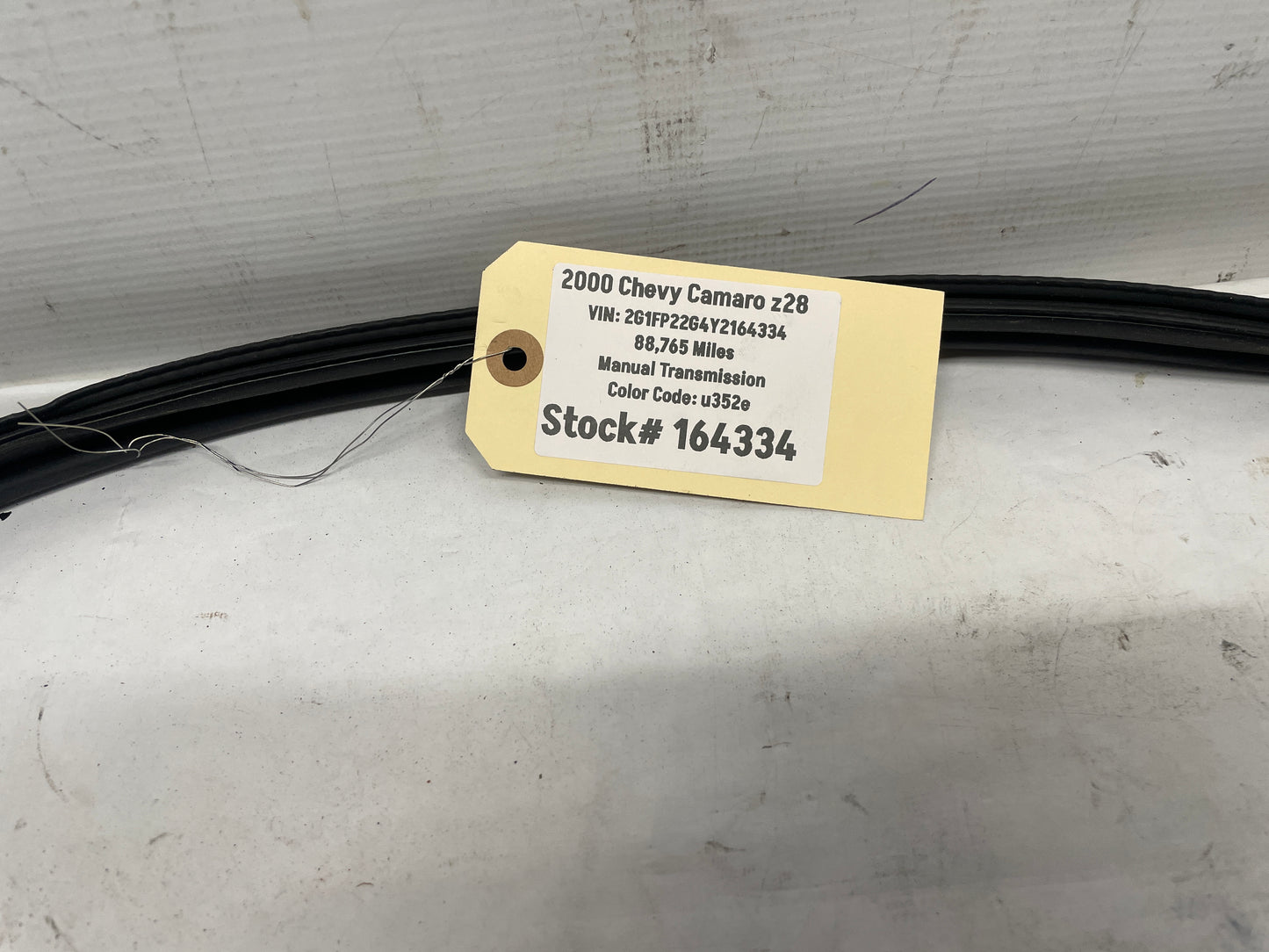 2000 Chevy Camaro Z28 LH Driver Body T-Top Weather Strip Seal OEM - Day's Parts Yard