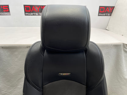 2018 Cadillac CTS-V Front Black Leather Suede Seats OEM