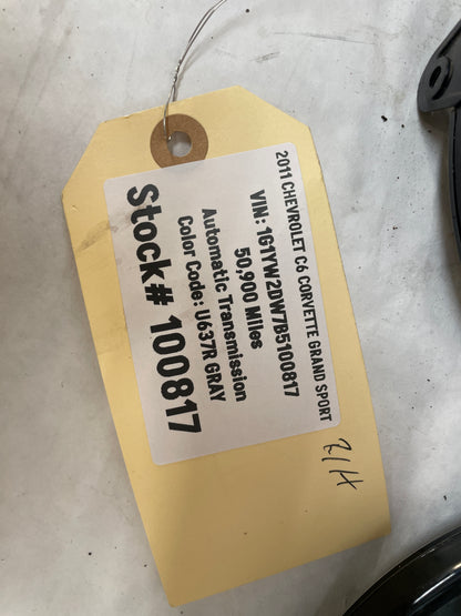 2011 Chevy C6 Corvette Grand Sport Smoked Tinted Tail Light Taillight Brake Lamp Set