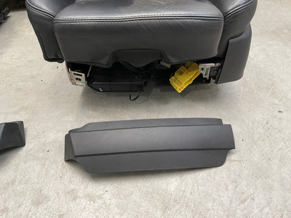 2018 Cadillac CTS-V Front Black Leather Suede Seats OEM