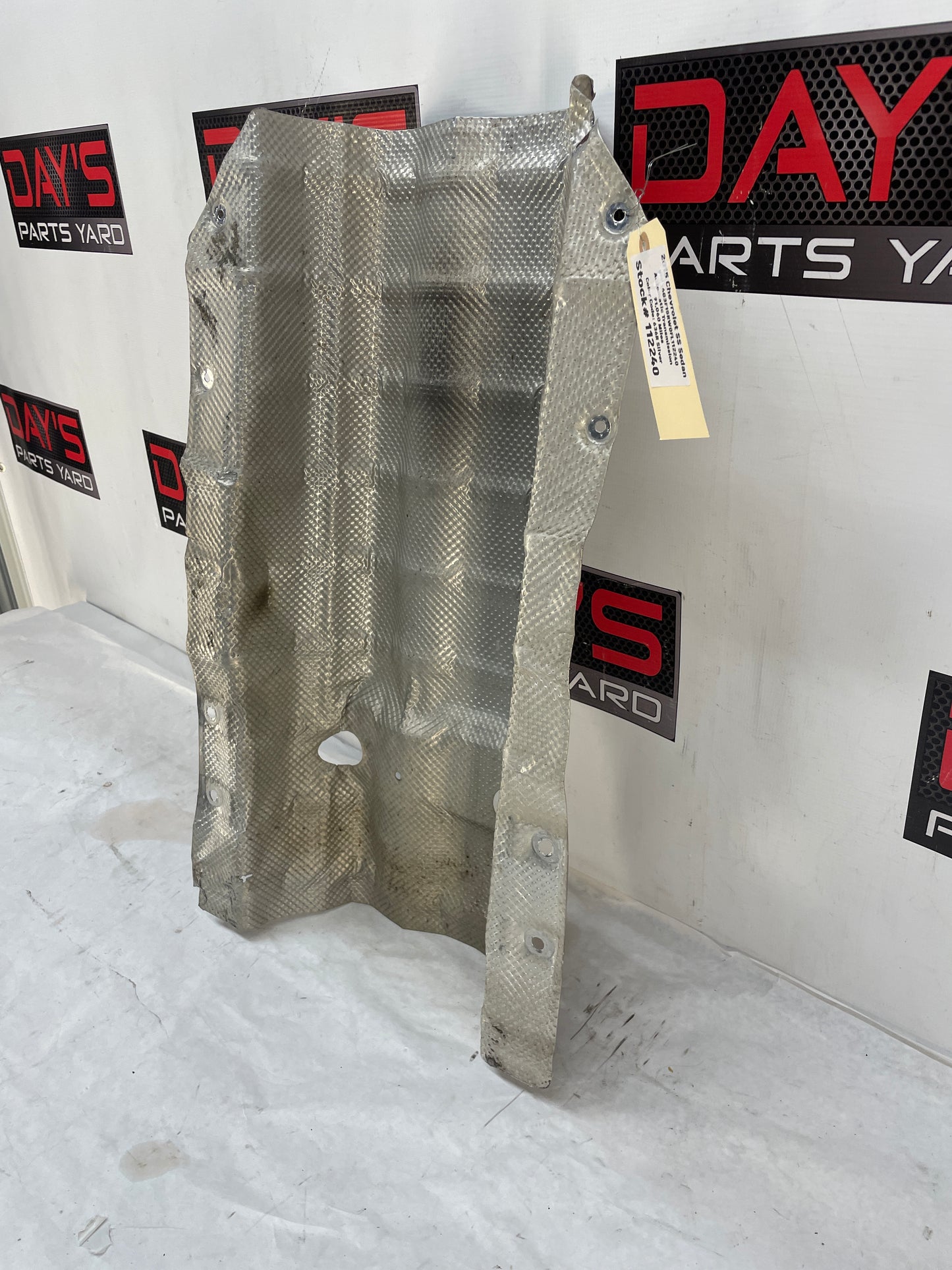 2015 Chevy SS Sedan Transmission Tunnel Exhaust Heat Shield OEM