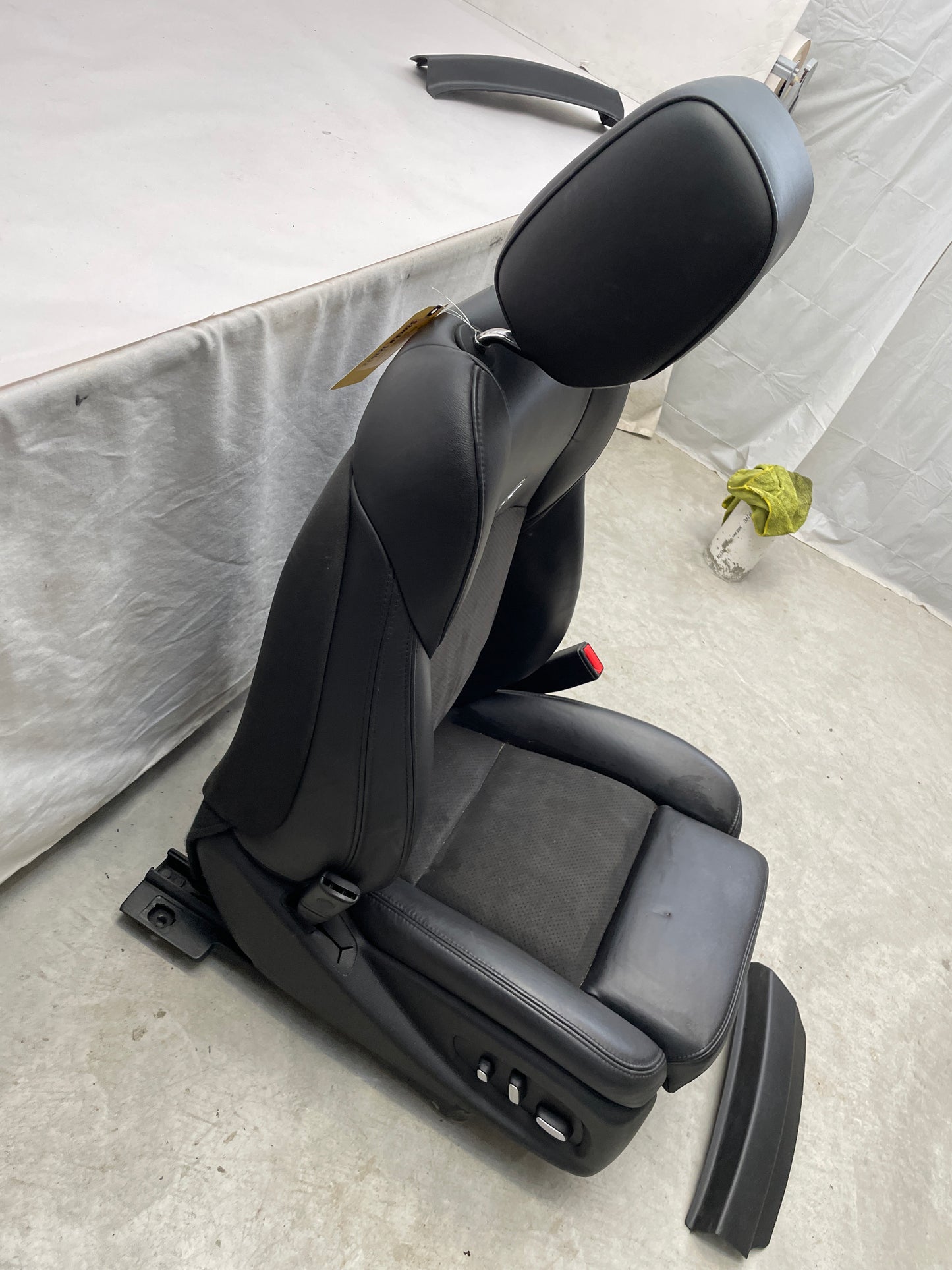 2018 Cadillac CTS-V Front Black Leather Suede Seats OEM