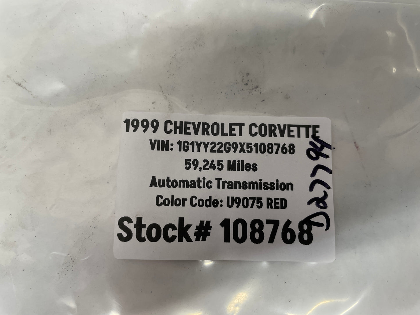 1999 Chevy C5 Corvette Wheel Center Cap - Day's Parts Yard