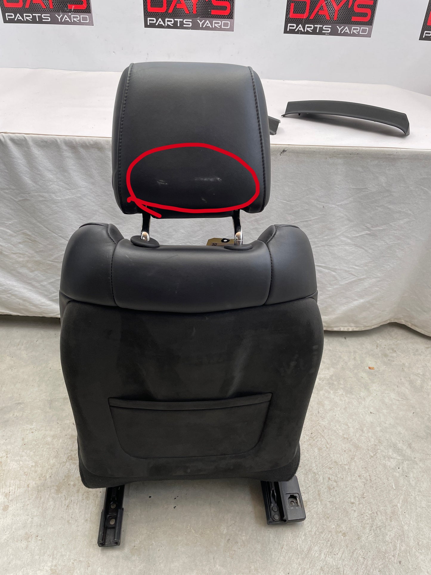 2018 Cadillac CTS-V Front Black Leather Suede Seats OEM