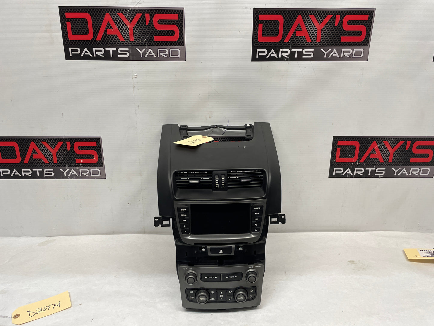 2012 Chevy Caprice PPV Dash Radio Stereo HVAC Temperature Control Panel Unit OEM