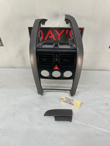 2005 Pontiac GTO Center Dash Radio HVAC Bezel Plate Panel Trim OEM DAMAGED