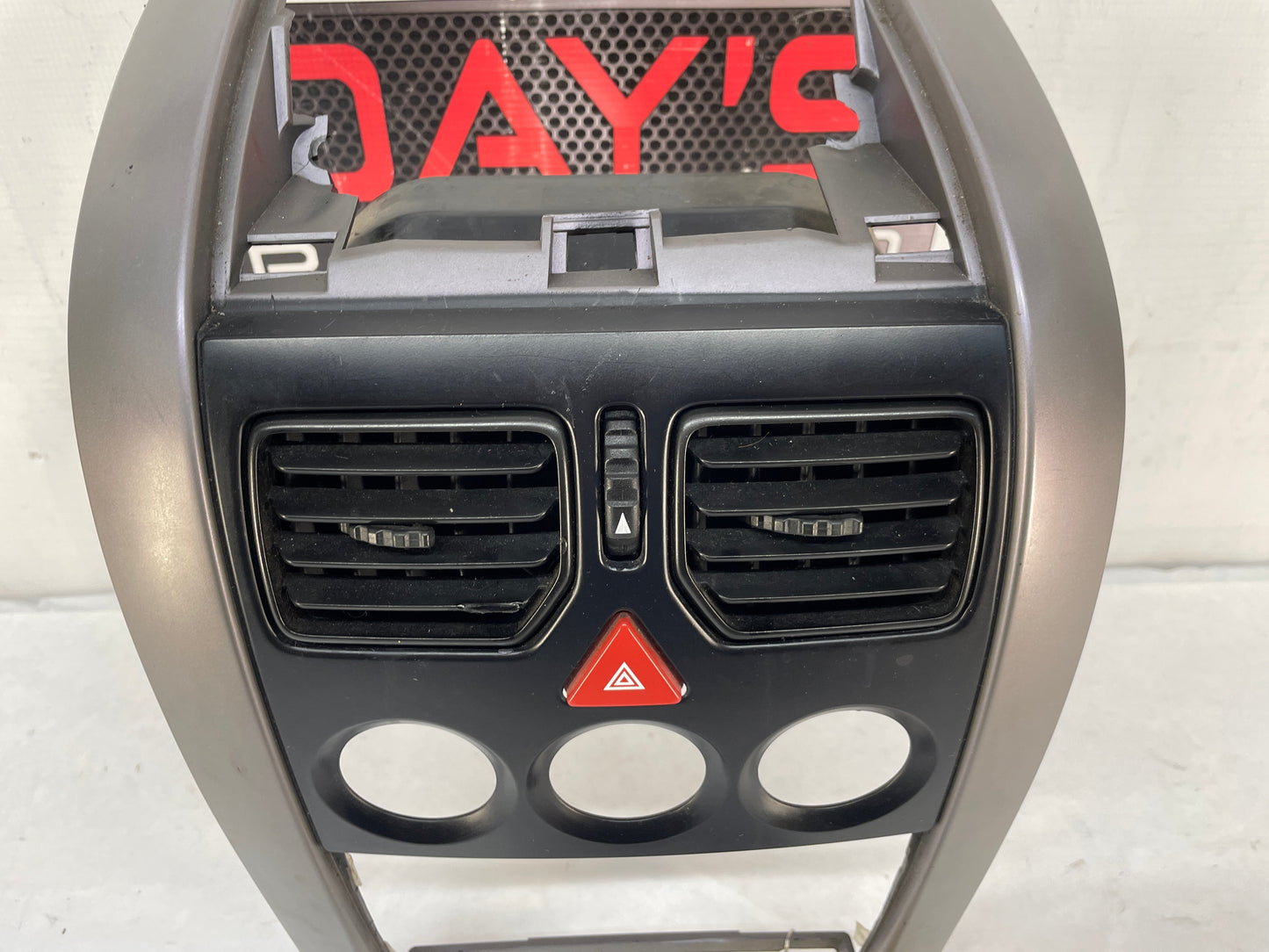 2005 Pontiac GTO Center Dash Radio HVAC Bezel Plate Panel Trim OEM DAMAGED