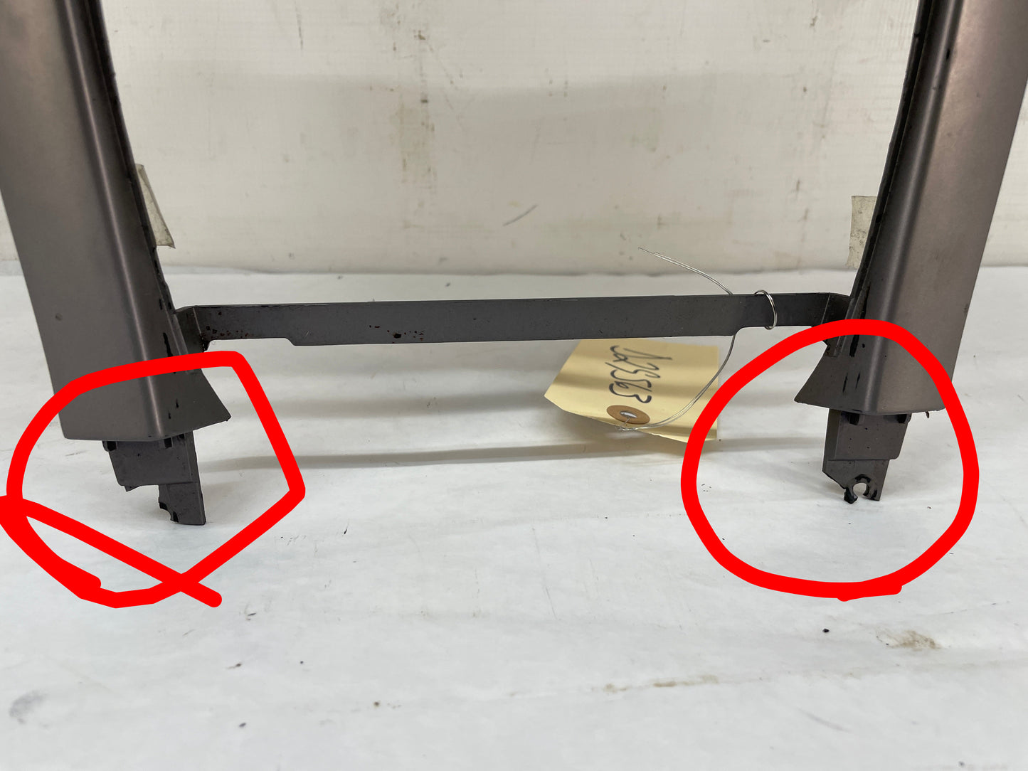 2005 Pontiac GTO Center Dash Radio HVAC Bezel Plate Panel Trim OEM DAMAGED