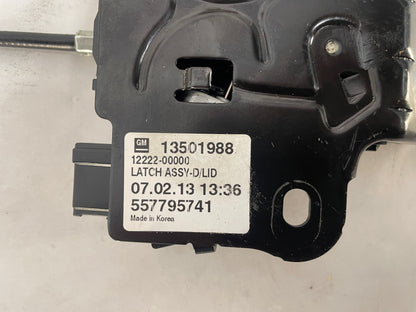 2013 Chevy Camaro ZL1 Rear Trunk Lock Lid Latch Actuator OEM - Day's Parts Yard