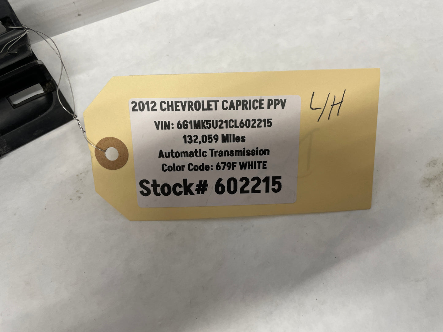 2012 Chevy Caprice PPV LH Driver Front Seat Outer Track Trim Cover OEM