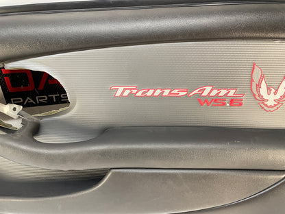 2001 Pontiac Trans AM WS6 RH & LH Front Interior Door Panels OEM