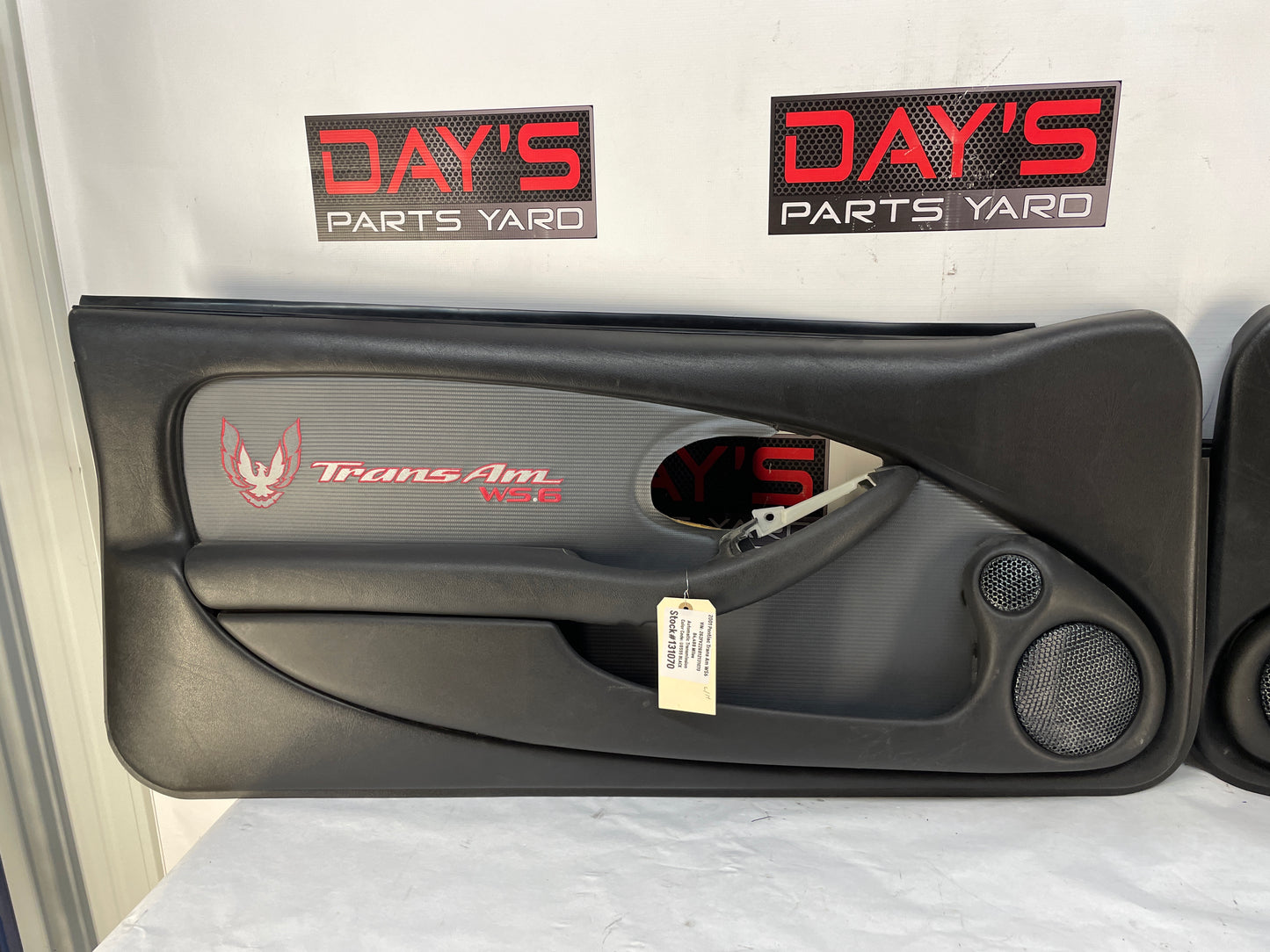 2001 Pontiac Trans AM WS6 RH & LH Front Interior Door Panels OEM