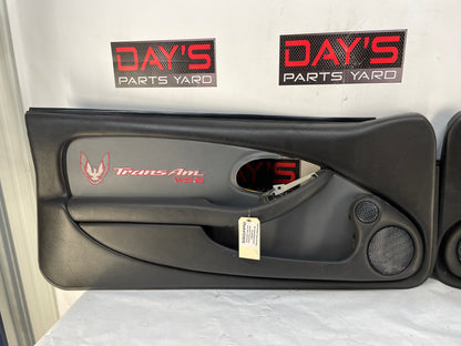 2001 Pontiac Trans AM WS6 RH & LH Front Interior Door Panels OEM