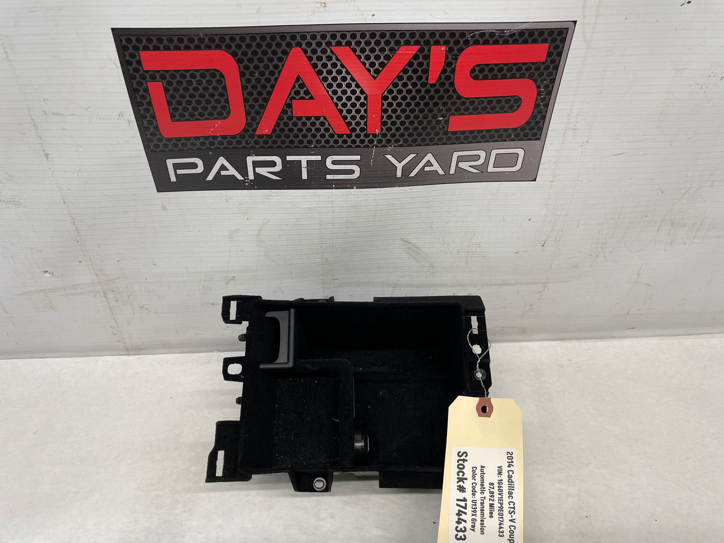 2014 Cadillac CTS-V Center Console Inner Storage Cubby Compartment Tray OEM - Day's Parts Yard