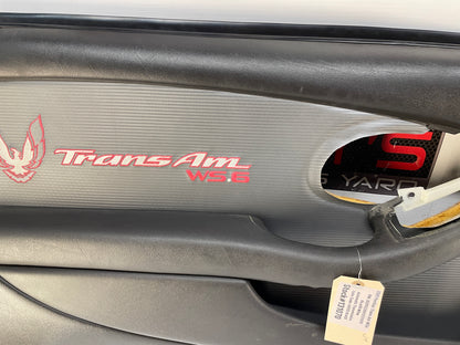 2001 Pontiac Trans AM WS6 RH & LH Front Interior Door Panels OEM