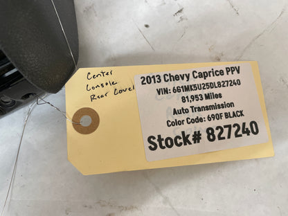2013 Chevy Caprice PPV Center Console Rear Storage Tray Compartment OEM