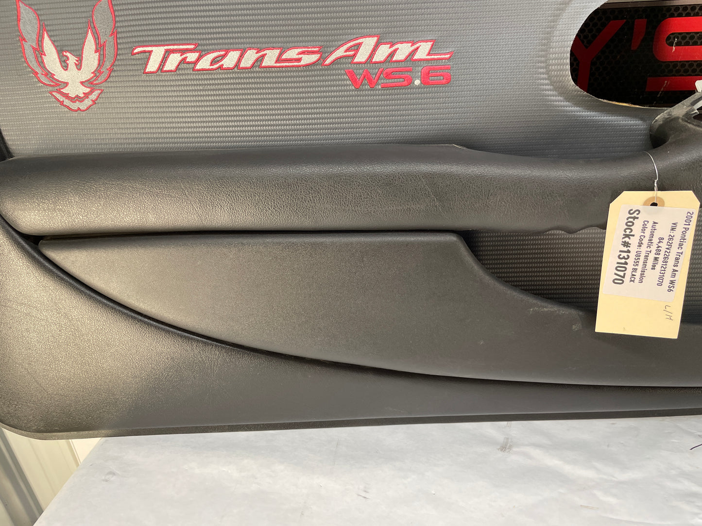 2001 Pontiac Trans AM WS6 RH & LH Front Interior Door Panels OEM