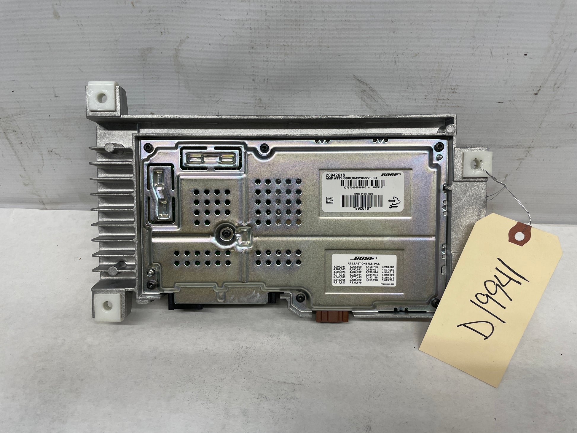 2014 Cadillac CTS-V Coupe Bose Radio Stereo Amplifier OEM - Day's Parts Yard