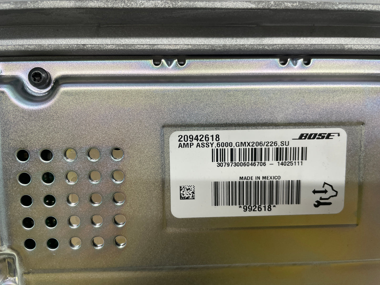 2014 Cadillac CTS-V Coupe Bose Radio Stereo Amplifier OEM - Day's Parts Yard