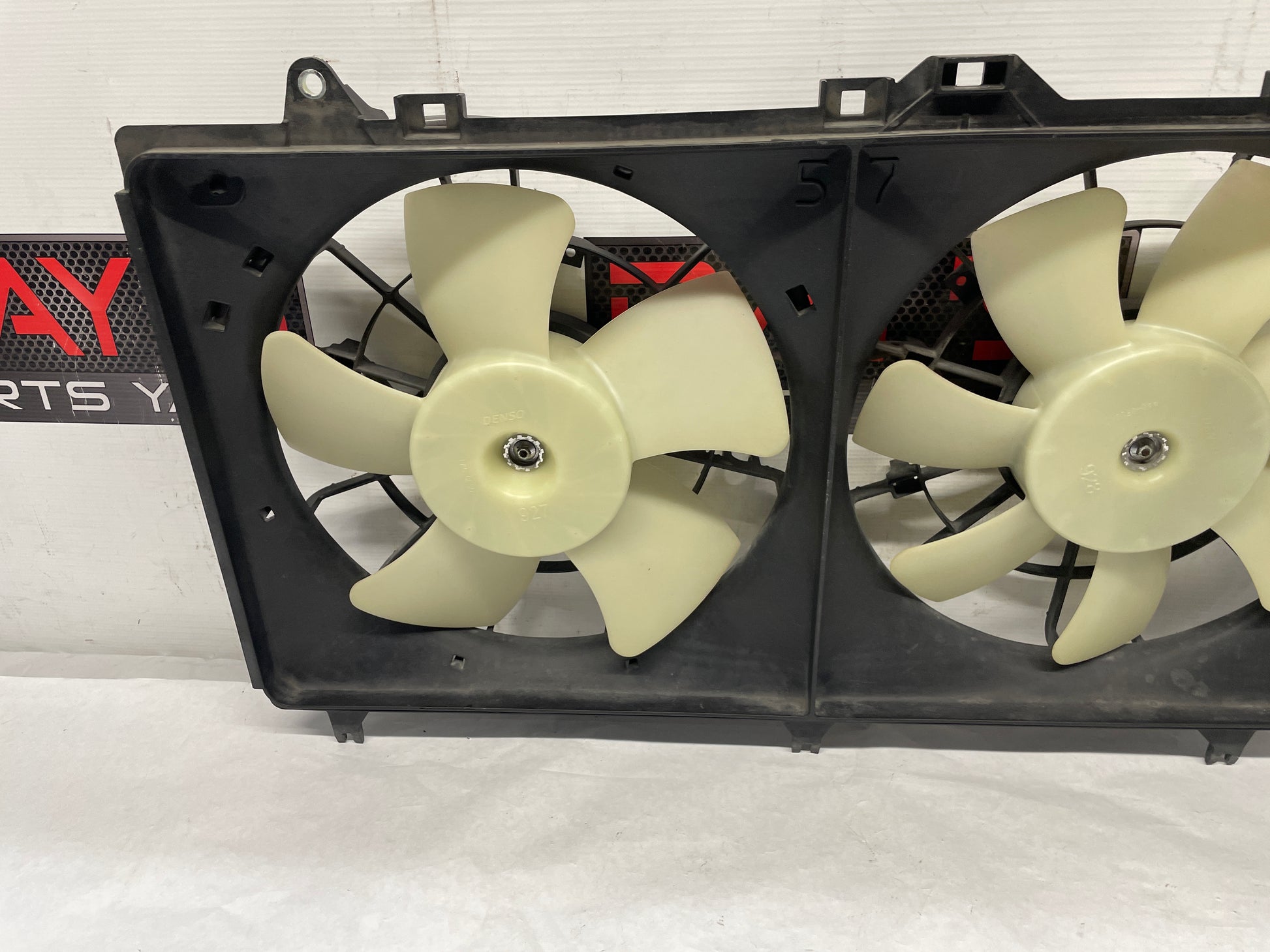 2012 Chevy Camaro SS Dual Radiator Cooling Fans Assembly OEM - Day's Parts Yard