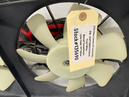 2012 Chevy Camaro SS Dual Radiator Cooling Fans Assembly OEM - Day's Parts Yard