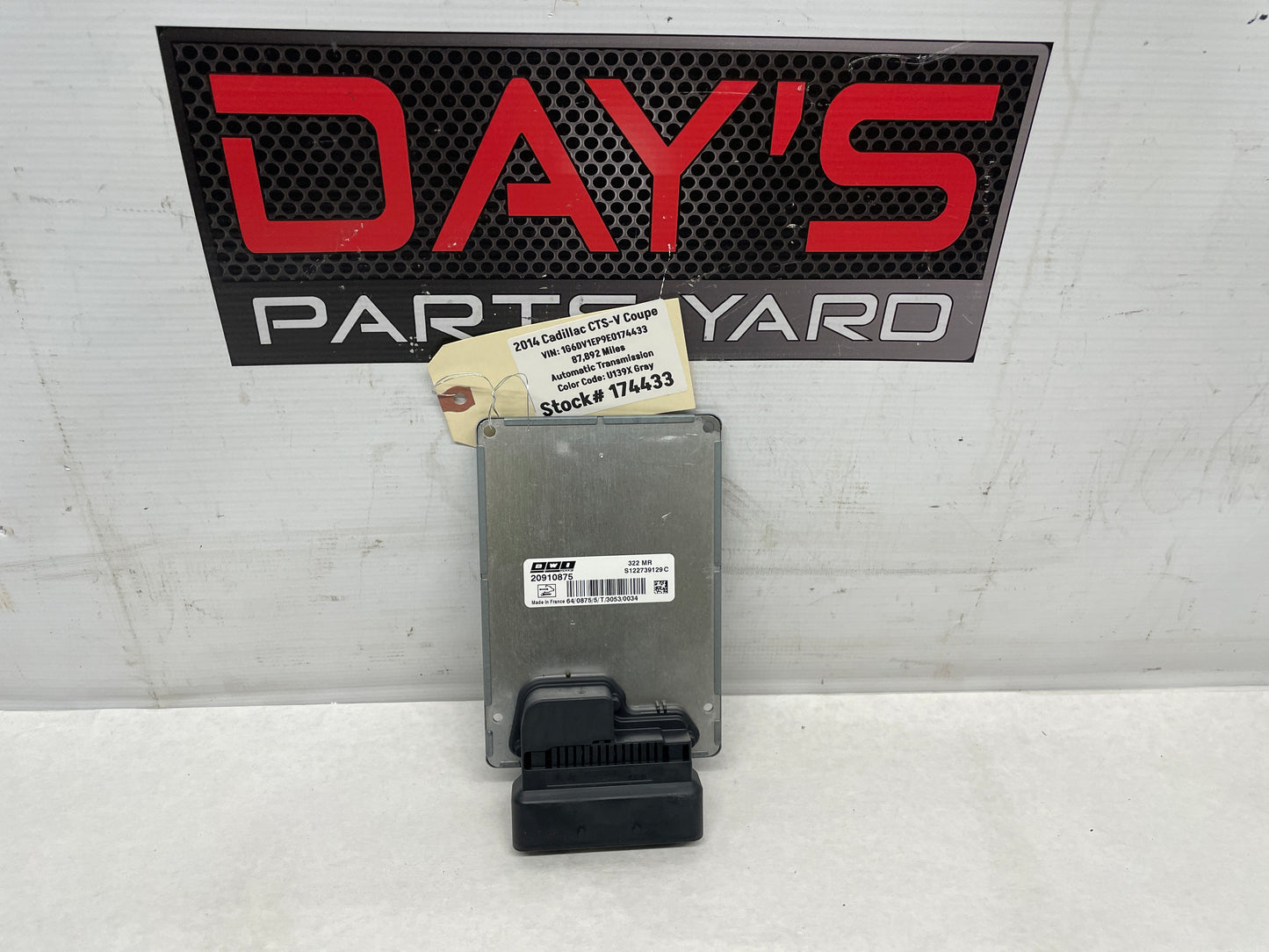2014 Cadillac CTS-V Active Suspension Control Module OEM - Day's Parts Yard
