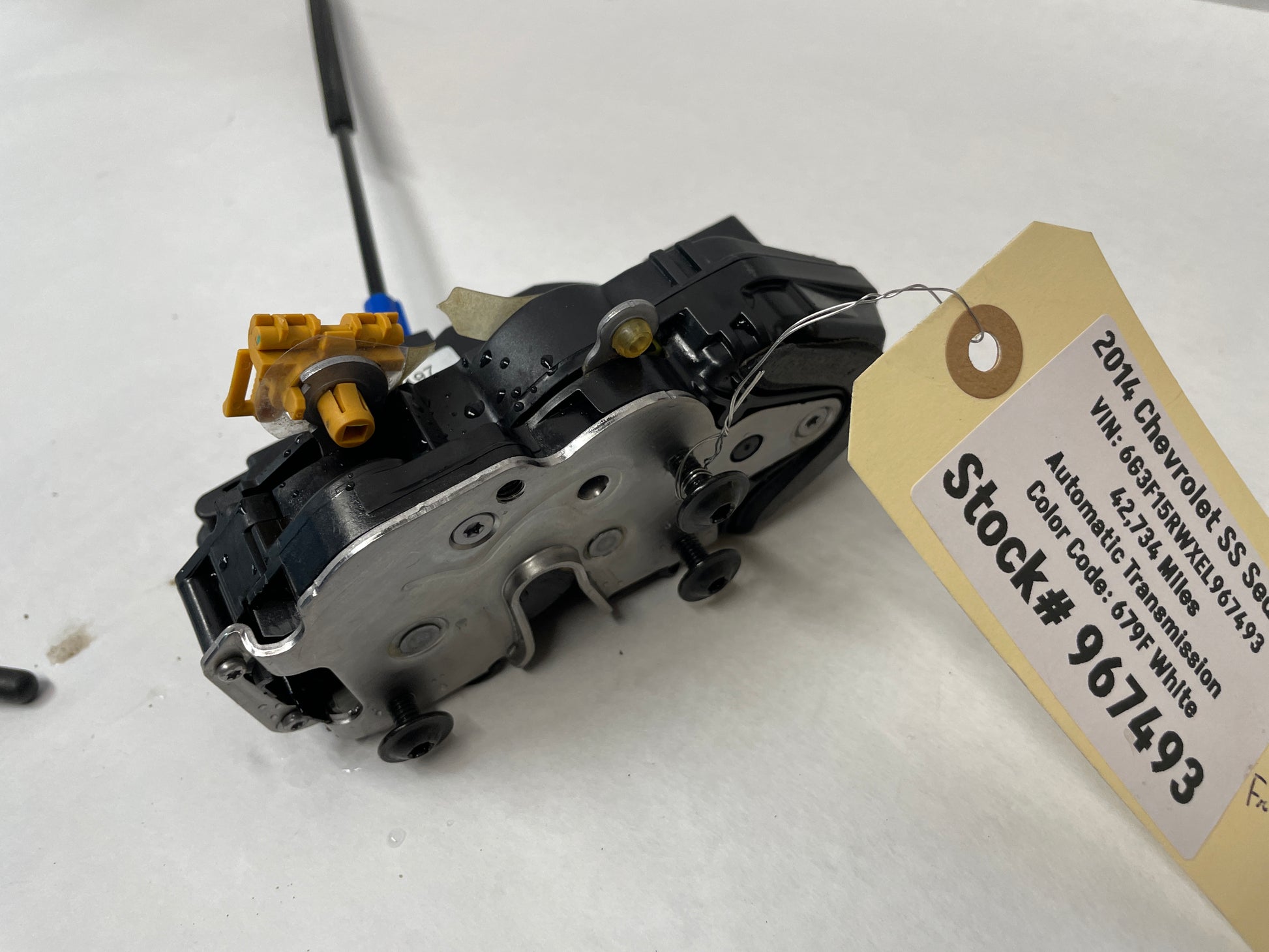 2014 Chevy SS Sedan LH Driver Front Door Lock Actuator OEM - Day's Parts Yard