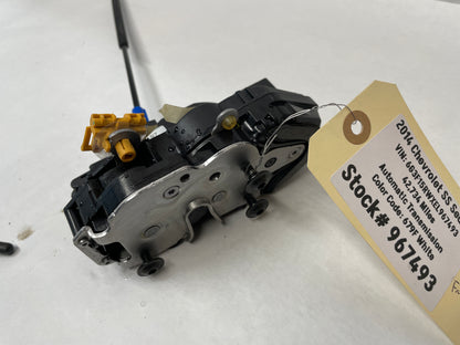2014 Chevy SS Sedan LH Driver Front Door Lock Actuator OEM - Day's Parts Yard